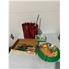Image 1 : String lights, solar lights hose etc