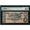 Image 1 : 1864 $10 T-68 Confederate PMG 64EPQ