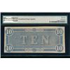 Image 2 : 1864 $10 T-68 Confederate PMG 64EPQ