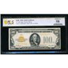 Image 1 : 1928 $100 Gold Certificate PCGS 58