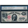 Image 1 : 1917 $1 Legal Tender Note PMG 65