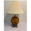 Image 1 : Amber Glass Lamp