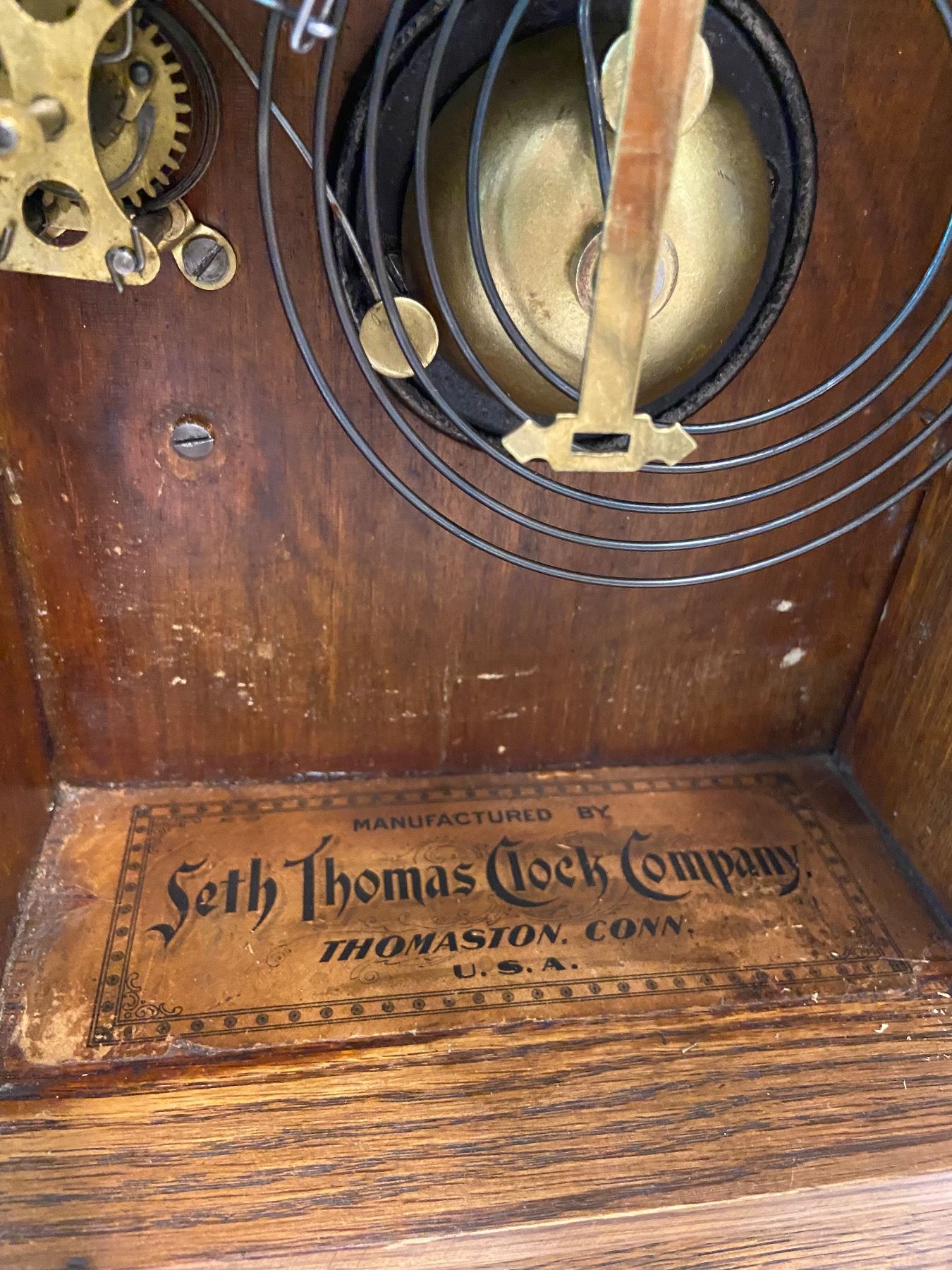 Vintage Seth Thomas Clock Sunrise Estate Services Ltd vintage-seth-thomas-clock-sunrise-estate-services-ltd