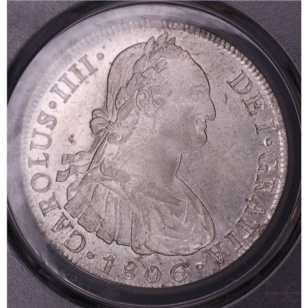 PERU. 1806-L JP. Lima Mint. Charles IV. PCGS MS-63+. Top Pop!