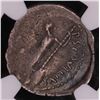 Image 2 : ROMAN IMPERATORIAL. Julius Caesar. P. Sepullius Macer. AR Denarius. ca. Feb.-Mar. 44 B.C. NGC Choice