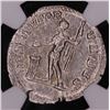 Image 2 : ROMAN EMPIRE. Septimius Severus. AR Denarius. ca. 200-201 A.D. NGC AU. Strike: 4/5, Surface: 3/5.