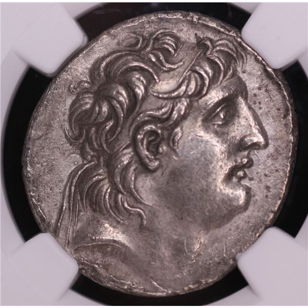 SELEUKID EMPIRE. Antiochos VII Eurgetes Sidetes. AR Tetradrachm. Antioch on the Orontes mint. ca. 13