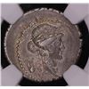 Image 1 : ROMAN REPUBLIC. P. Clodius M.f. Turrinus. AR Denarius, Rome Mint, 42 B.C. NGC Choice VF