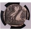 Image 2 : ATTICA. Athens. AR Tetradrachm, ca. 454-404 B.C. NGC AU. Strike: 5/5, Surface: 3/5.