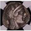 Image 1 : ATTICA. Athens. AR Tetradrachm, ca. 454-404 B.C. NGC Choice EF. Strike: 5/5, Surface 3/5.