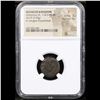 Image 2 : NGC 113-95 BC Seleucid Kingdom AE19, Antiochus IX Ancient Rev. Winged Thunderbolt Graded f By NGC