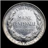 Image 3 : 1920 Maine Old Commem Half Dollar 50c Grades Choice Unc