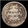 Image 3 : 1855-p Seated Liberty Half Dime 1/2 10c Grades vf++
