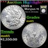 Image 1 : ***Auction Highlight*** 1899-s Morgan Dollar $1 Graded GEM Unc By USCG (fc)