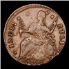 Image 2 : ***Auction Highlight*** 1787 Connecticut Draped Bust Left Colonial Cent Mint Error 1c Graded xf40 By