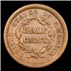 Image 3 : ***Auction Highlight*** 1850 Braided Hair Half Cent C-1 1/2c Graded Choice AU/BU Slider BY USCG (fc)