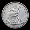 Image 2 : ***Auction Highlight*** 1850-o Seated Half Dollar 50c Graded Choice AU/BU Slider+ By USCG (fc)