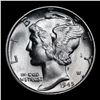 Image 2 : 1945-p Mercury Dime 10c Grades GEM++ Unc