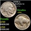 Image 1 : 1926-s Buffalo Nickel 5c Grades vf++