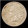Image 2 : 1860 Indian Cent 1c Grades xf