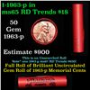 Image 1 : Shotgun Lincoln 1c roll, 1963-P 50 pcs Original Nathan's Wrapper.