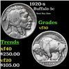 Image 1 : 1920-s Buffalo Nickel 5c Grades vf++