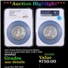 Image 1 : ***Auction Highlight*** NGC 1876 United States Centennial Medal, 58mm Oversized NGC Slab J-CM-11 WM 