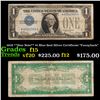 1928 **Star Note** $1 Blue Seal Silver Certificate "Funnyback" Grades f+
