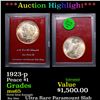 ***Auction Highlight*** 1923-p Peace Dollar $1 Graded ms65 By Paramount International Coins (fc)