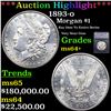 ***Auction Highlight*** 1893-o Morgan Dollar $1 Graded ms64+ By SEGS (fc)