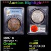 ***Auction Highlight*** PCGS 1897-o Morgan Dollar $1 Graded au58 By PCGS (fc)