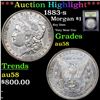 ***Auction Highlight*** 1883-s Morgan Dollar $1 Graded Choice AU/BU Slider By USCG (fc)