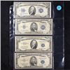 Image 3 : Page of US Currency 4x Silver Certificates 1934D $5, 1934a $10, 1953 $5, 1953 $10 VF/XF