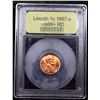 Image 4 : ***Auction Highlight*** 1957-p Lincoln Cent 1c Graded GEM++ RD BY USCG (fc)