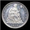 Image 2 : Proof ***Auction Highlight*** 1859 Seated Liberty Half Dime 1/2 10c Graded pr64 BY SEGS (fc)