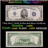 ***Auction Highlight*** **Star Note** 1934C $5 Blue Seal Silver Certificate  Grades Gem+ CU (fc)