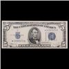 Image 2 : ***Auction Highlight*** **Star Note** 1934C $5 Blue Seal Silver Certificate  Grades Gem+ CU (fc)