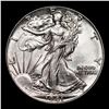 Image 2 : 1941-p Walking Liberty Half Dollar 50c Grades Choice Unc