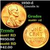 Image 1 : Proof 1959 Lincoln Cent 1c Grades Gem+ Proof Red