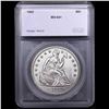 Image 4 : ***Auction Highlight*** 1842-p Seated Liberty Dollar TOP POP! $1 Graded ms64+ By SEGS (fc)