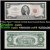 Image 1 : **Star Note** 1963 $2 Red Seal United States Note Grades Gem CU