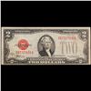 Image 2 : 1928D $2 Red seal United States Note Grades vf++