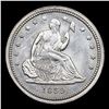 Image 2 : ***Auction Highlight*** 1839-p No Drapery Seated Liberty Quarter 25c Graded ms63+ BY SEGS (fc)