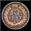 Image 3 : 1864 cn Indian Cent 1c Grades vf+