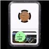 Image 3 : NGC 1972-p Lincoln Cent Ultra Rare Obverse Indent Mint Error 1c Graded ms65 RB By NGC