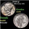 Image 1 : 1944-p Mercury Dime 10c Grades GEM+ Unc