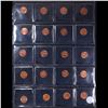 Image 3 : Page of 20 Different Date Lincoln Cents All Red, Most Gem! UNC or Better - Huge Liifetime Collection