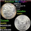 Image 1 : ***Auction Highlight*** 1883-s Morgan Dollar $1 Grades Select+ Unc By USCG (fc)
