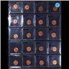 Image 2 : Page of 20 Different Date Lincoln Cents All Red, Most Gem! UNC or Better - Huge Liifetime Collection