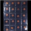 Image 3 : Page of 20 Different Date Lincoln Cents All Red, Most Gem! UNC or Better - Huge Liifetime Collection
